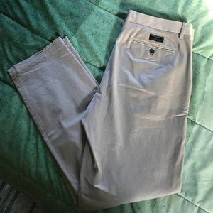 Banana Republic Emerson Straight Fit Khaki Chinos Tan Sz 34 x 34